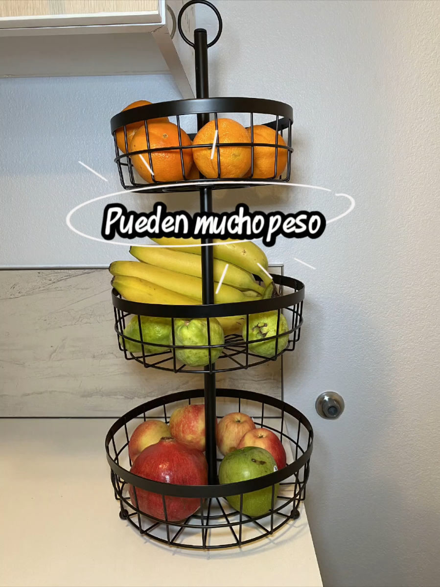 Metal Multi-layer #Countertop Fruit & #VegetableBasket, Large Capacity Basket Stand, Kitchen Accessories Multifunction #Storage Rack For Home, #Kitchen Utensils & Gadgets, Summer for Gift #organizar 