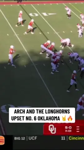 Massive rivalry win for Texas 😤 @ramtrucks  #CollegeFootball #cfb #football #texaslonghorns #archmanning 
