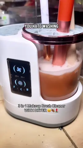 No longer washing my brushes by hand!! This makeup brush cleaning machine has officially changed the game for me FOREVER! 😭👏🏾 I need like 10 of these right now! #makeupbrushes #tiktokshopfalldealsforyou #makeupbrushcleaning #makeupbrushcleaner #makeupbrushset 