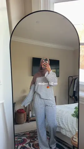 #hijabifashion #twopieceset #fallset 