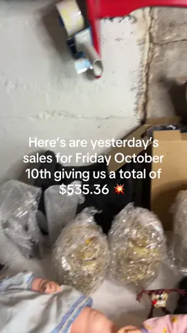 We had a fantastic day in sales yesterday Friday the 10th, setting us up with a nice pay out of $535.36 🤑#sikestreasures #yestetdaysales #fyp #ebayseller #poshmarkseller 