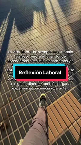 Al final, la meta no es sobrevivir al trabajo, sino lograr que el trabajo no nos quite la vida que queremos vivir. #ReflexiónLaboral #VidaAdulta #CansadosPeroFirmes #RealidadLaboral #MotivaciónReal