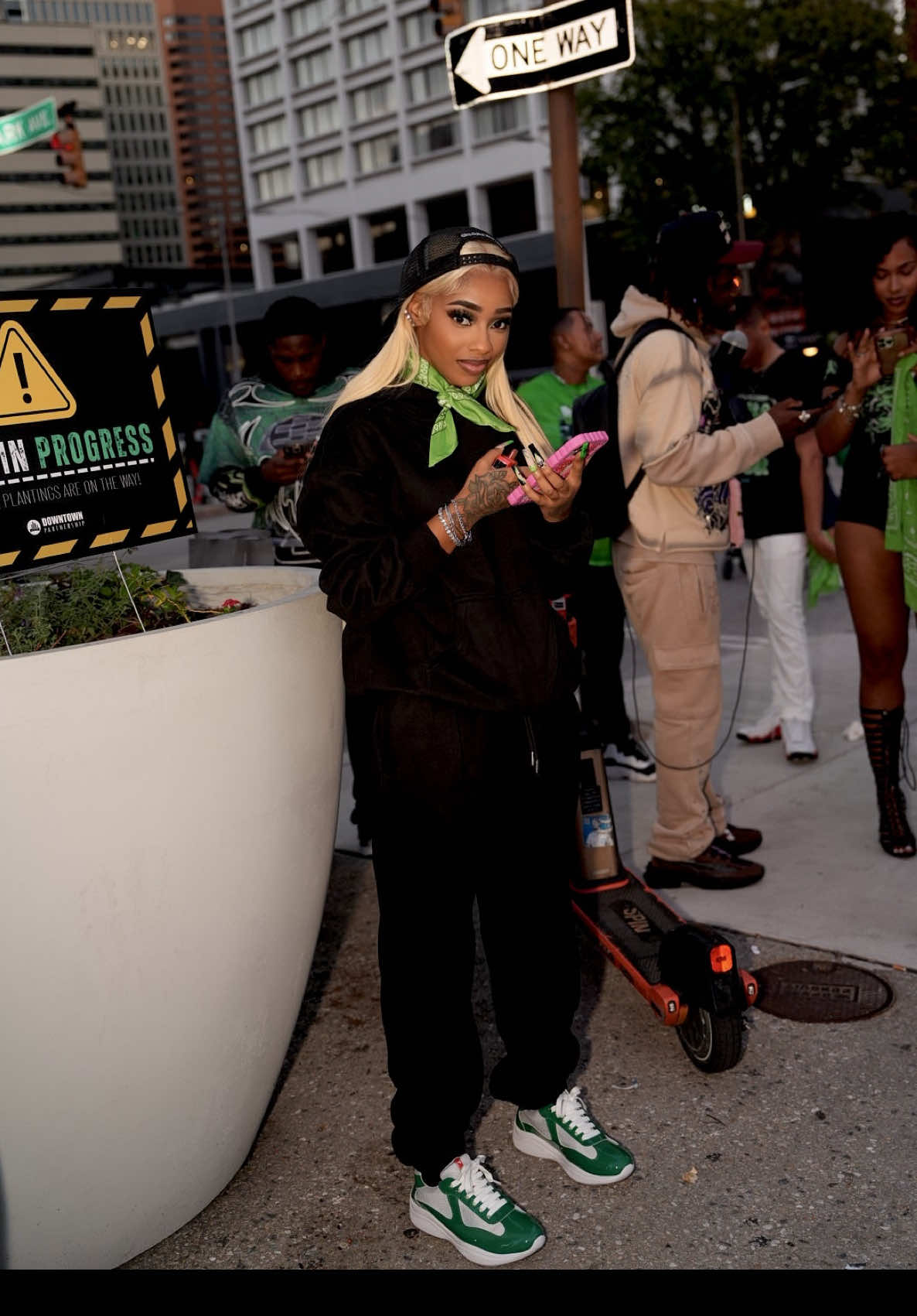 THEY TURNED IT TO A HOT BOX💚@NbaYoungBoy #masabaltimore #masa #nbayoungboymusic 