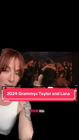 Taylor was really on one this night.. it was so hard to watch Lana on stage while Taylor accepted the award that they both were up for 🫥😓 #taylorswift #lanadelrey #grammys #fyp #trending  