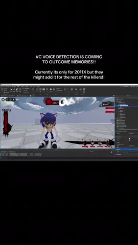 VC DETECTION IS COMING TO OM!!! Whenever you speak in vc, 2011X’s mouth will move with what is detected! Currently being tested on 2011X only, still not implemented yet!! #voicechatroblox #roblox #outcomememories #sonic #robloxgame 