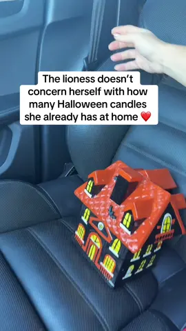 when you see the giant haunted house ceramic candle, you buy it. #homegoods #halloweenvibes #october #justgirlythings #homegoodshalloween 