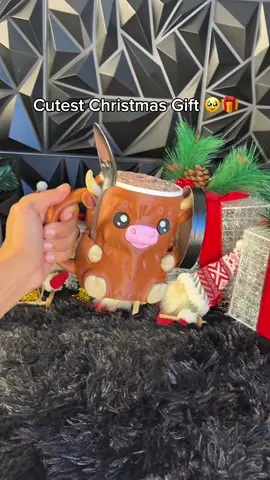 This is the cutest cow ever🎁🥹😭#icecream #cupholder #christmasgift #christmas #mug 