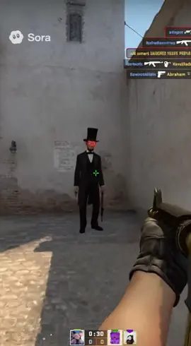 Abe virus #sora #ai #cs #lincoln #niche