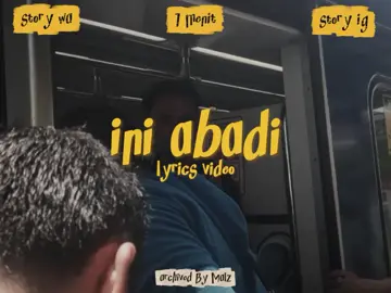 Perunggu - ini abadi, Lyrics Video. #CapCut #perunggu🥉 #iniabadi #liriklagu #lirikvideo 