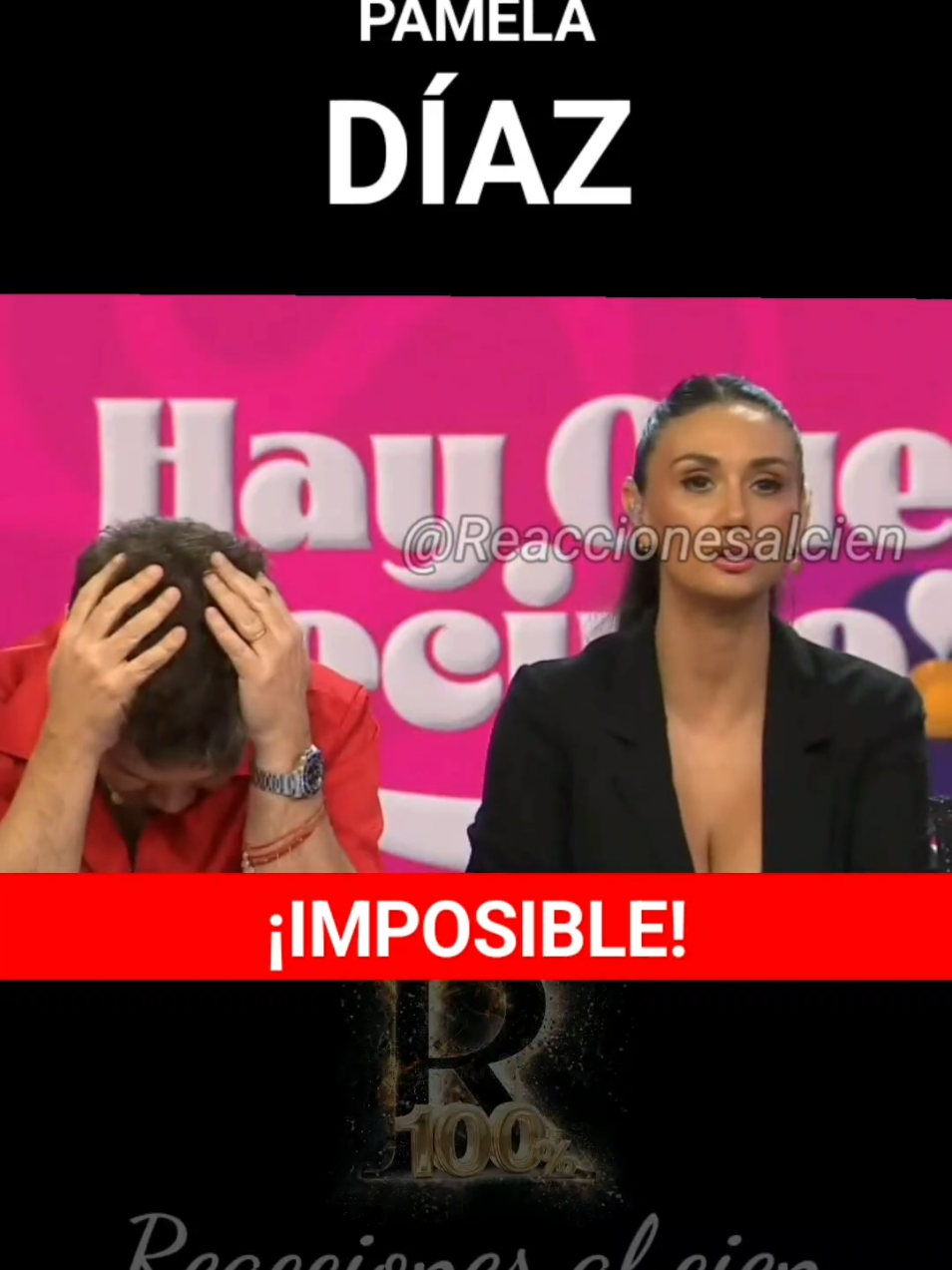 ¡Hay que decirlo! Pamela Díaz !Imposible! #tvchilena #viral #humor #humorchileno #reaccionesalcien