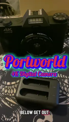 Portworld 4K Digital Camera  #TikTokMadeMeBuylt #tiktokfinds #spotlightfinds #tiktokdeals#creatorsearchinsights  @ChristopherT  @ChristopherT  @ChristopherT 