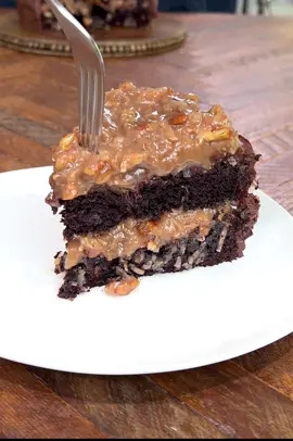 This is the best German Chocolate Cake you’ll ever make. #germanchocolatecake #chocolatecake #bakingtiktok #cakerecipe #chocolatedessert 