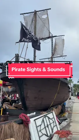 Sites and sounds at the #Pirates fest on #tybeeisland  outside of #Savannah #Georgia ..... #October vibes hit different here. 