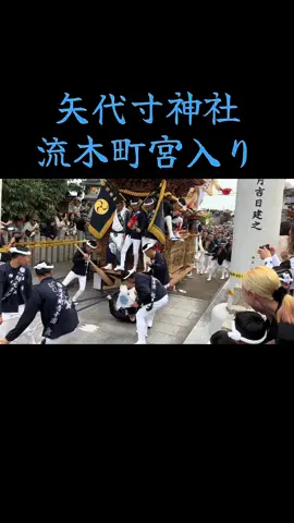 2025.10.12東岸和田地区だんじり祭矢代寸神社宮入り#だんじり #流木町 #ハプニング #矢代寸神社 #おすすめにのりたい 