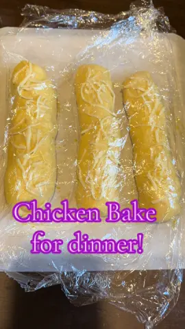 Chicken bake for dinner #Foodie #yummyfood #chickenbakesfromcostco  