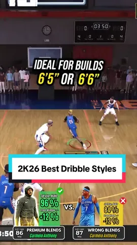 Best Dribble Styles on 2K26 #2k26 #2k #nba2k26 