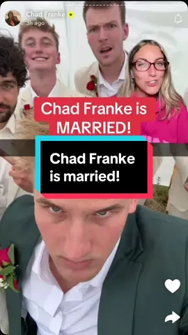 @Chad Franke is MARRIED to his fiancé  Kam! #chadfranke #8passengers #rubyfranke 