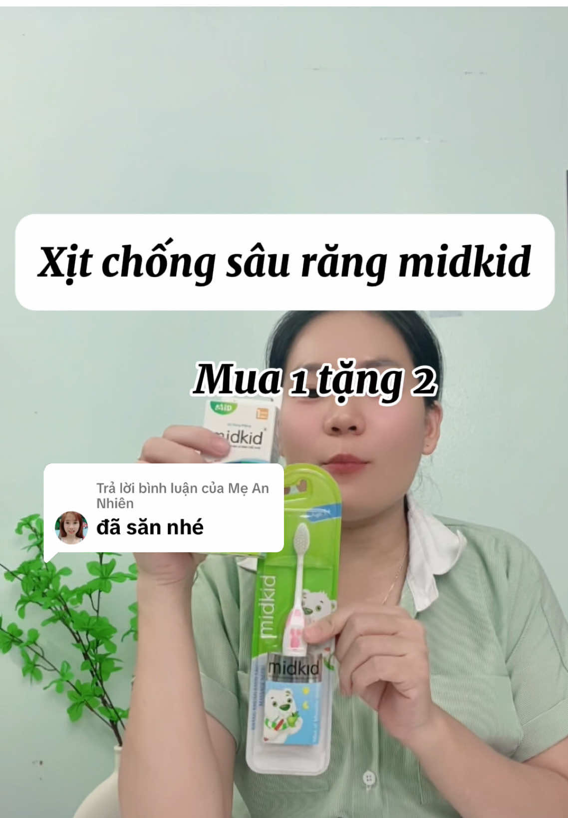 Trả lời @Mẹ An Nhiên  xịt chống sâu răng midkid đang mua 1 được 3 mẹ nhé #mecuakhoai16 #xitchongsaurang #xitchongsaurangmidkid #midkid #xitmidkid 