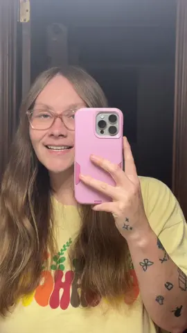 Okkkayyy. And this is where I get some of my affirmations from.  Video Description: I am singing into the mirror to the song conceited. I am white with freckles, hazel eyes, pink glasses. I am wearing a yellow shirt. 