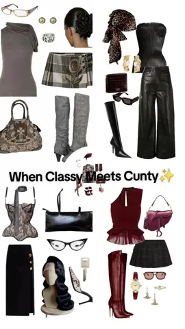 Fashion Inspo : When Classy Meets Cunty✨️💗 Follow for more Fashion Inspo🫶🏽💫☺️ #fashion #fashioninspo   #classystyle  #cuntystyle  #foryou 