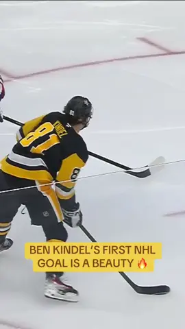 What a shot to beat one of the NHL’s best 🔥 #NHL #hockey #rookie #goal #pittsburgh 