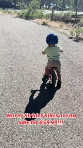 Both my boys started on their 12 inch Striders. My 3 year old got on a bike without training wheels and took off! These are the secret everyone has been keeping from you. Skip the training wheels they aren’t necessary! #fyp #bikes #kidsbikes #strider @Strider Bikes 