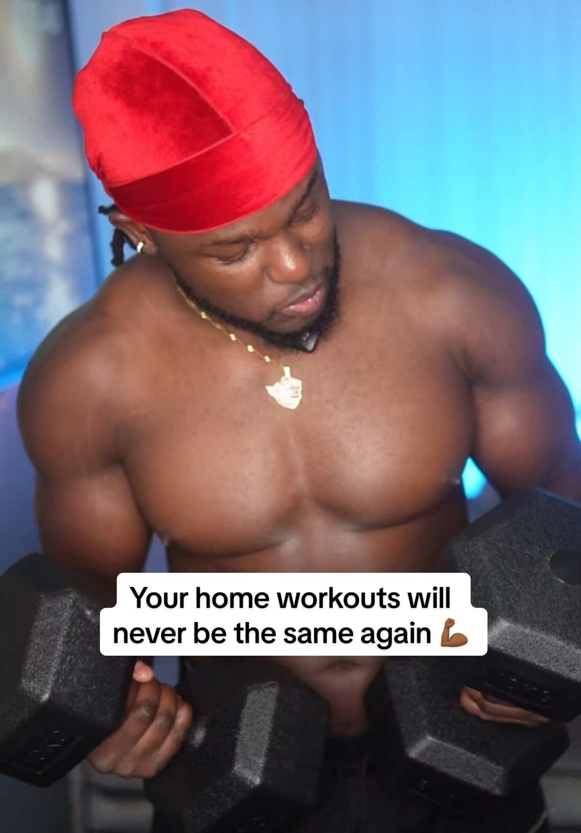 Your home workouts will  never be the same again 💪🏾 #dumbbells #homeworkout #spotlight #tiktokmademebuyit 