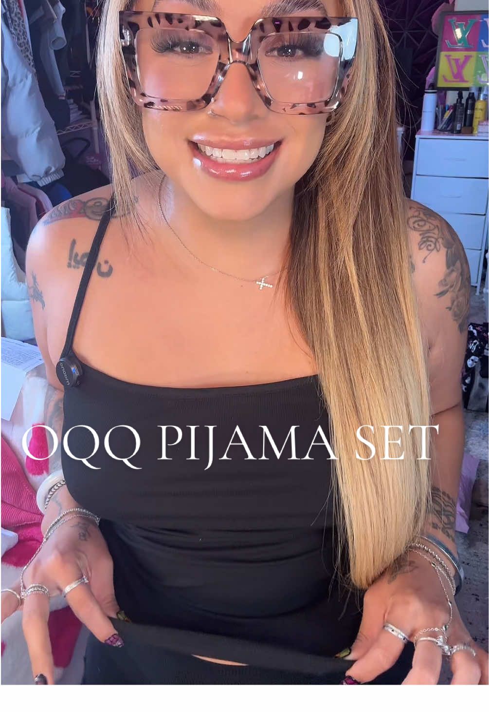 OQQ was already one of my faves, but now they dropped pajama sets?! Just take all my money 🛍️🩷 #falldealsforyoudays #OQQ #pajamas #pajamaset #affordablefashion 