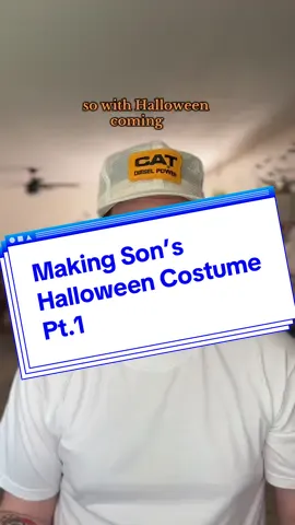 I’m excited to see how this turns out!  #dad #diyproject #costume 