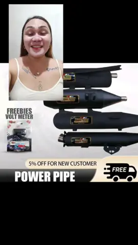 1101 Power pipe muffler for BEAT, MIO, CLICK, PCC, SNIPER, WAVE, CRM, Full alloy. grabe ang ganda nito kaya order na. #pipemuffler #muffler #motorcycleparts #motorcyclepartsandaccessories #fyp 