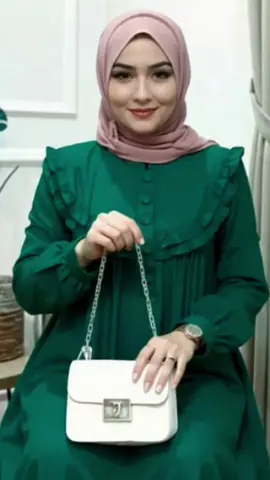 gamis dari bahan crinkle #gajiansale #modelkontendoang #promoguncang1010 