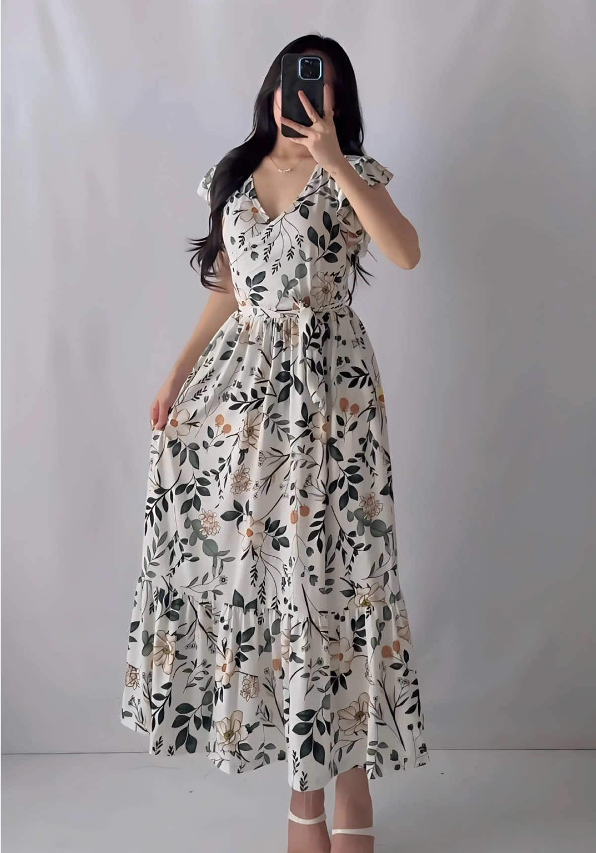 floral maxi dress #dress #dressoutfit #longdress #maxidress #floraldress 