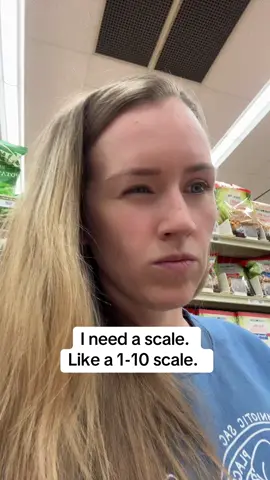 I need a scale. 