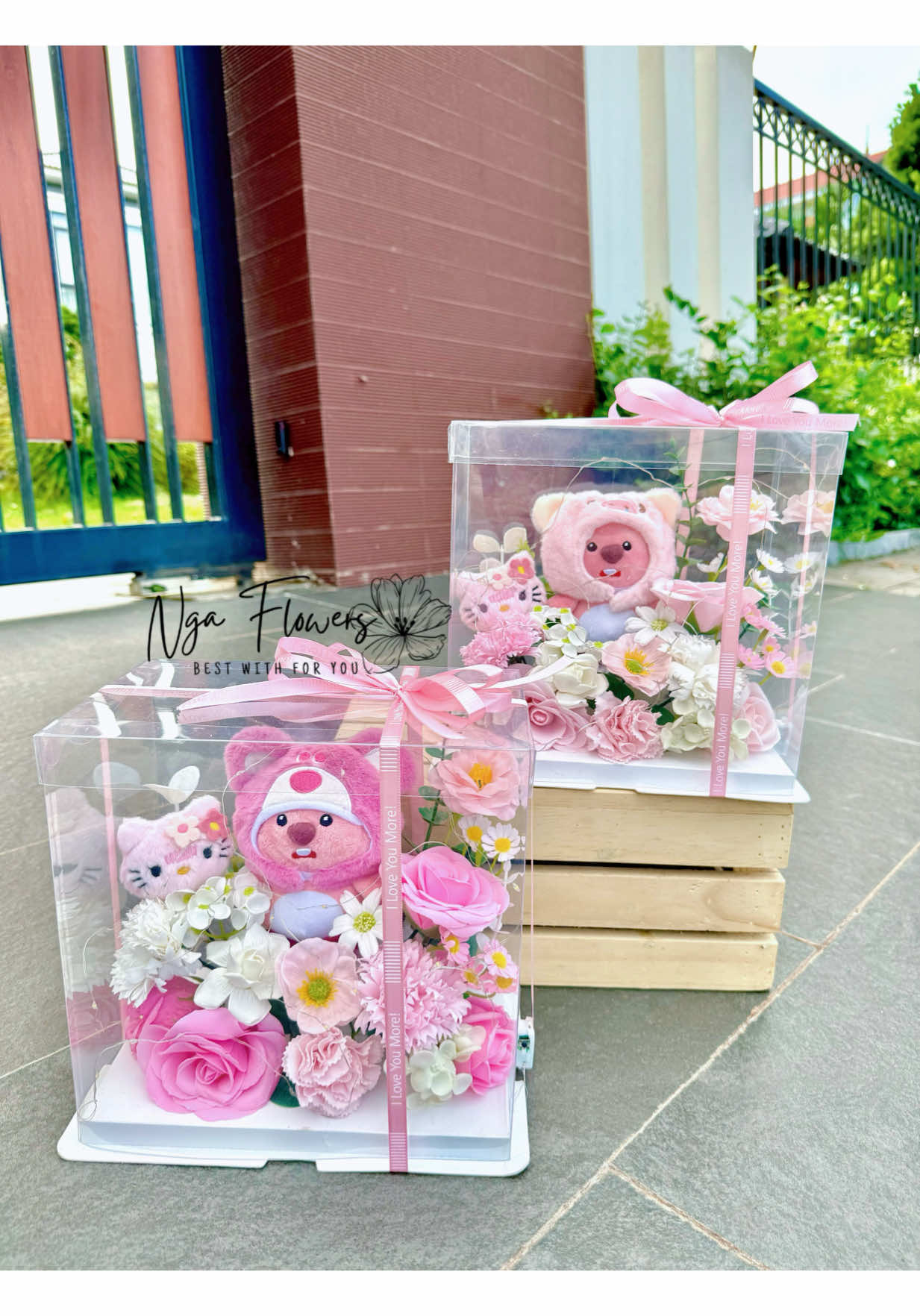 Sét Hộp Quà Loopy Mix Hoa Sáp #quatang #loopy #xuhuong #ngaflowers #hoasap 