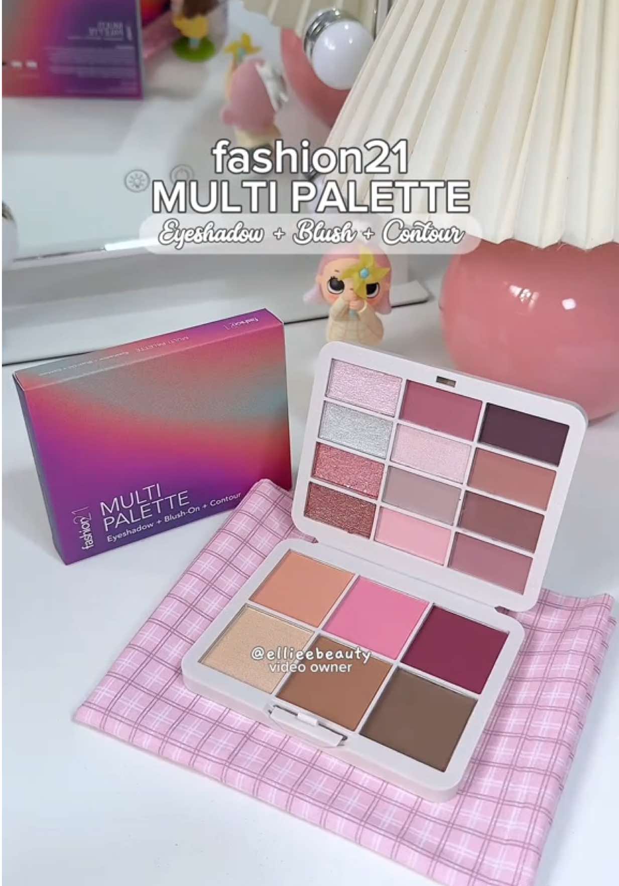 Fashion21 | Multi Palette | Eyeshadow, Blush, Contour, Highlighter 🎨🏳️‍🌈 super sulit ng palette na to ang ganda!  #makeuppalette #fashion21 #fashion21multipalette #multipalette #fashion21cosmetics 