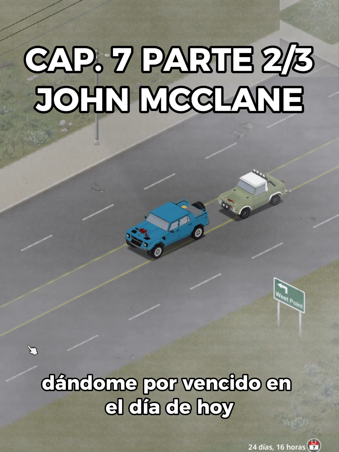 CAP. 7 PARTE 2/3 - JOHN MCCLANE #ProjectZomboid #survival #supervivencia #games #zombies #zombi #fyppp #pz #b42 #projectzomboid #zombie #build42 #zomboid #zombiegames