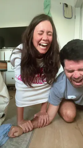 We nailed this hidden leg tweeting bird trend like no other couple! But seriously though, how is everyone else doing so easily? #trend #perch ##bird##arm##couples