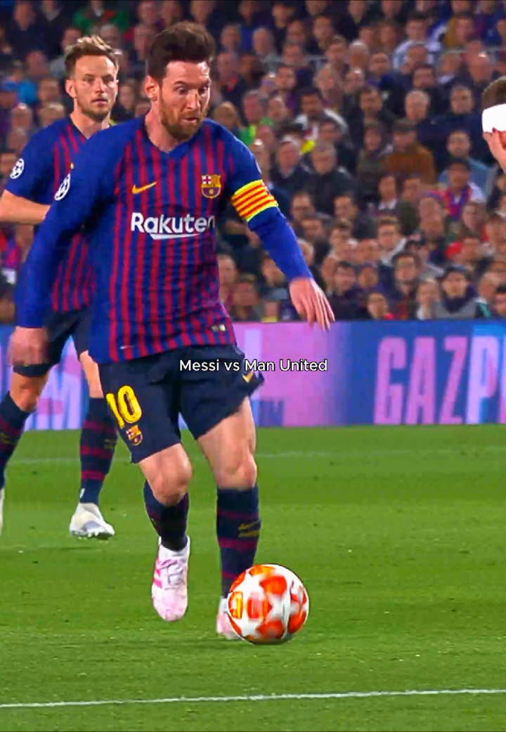 Lionel Messi vs Manchester United ☠️🔥 | Clips in Bio! #messi #barcelona #manchesterunited #football 