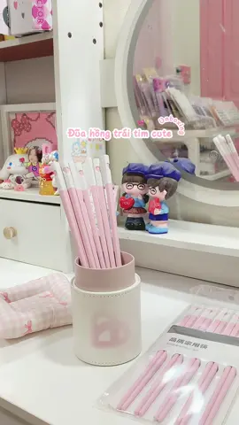 Đũa trái tim sợi thuỷ tinh màu hồng siu xinhh 🎀✨🐰🍰 #duasoithuytinh #xuhuong #unboxing #duongsua #fyp 