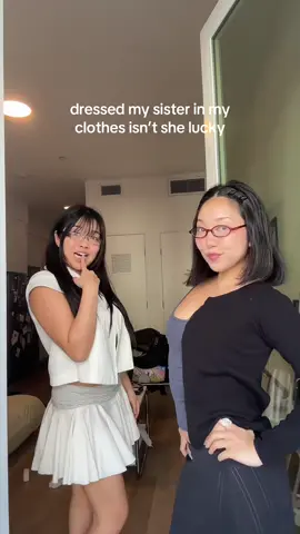 you’re welcome @audrey #sister #dressup #trend #OOTD #fashion 