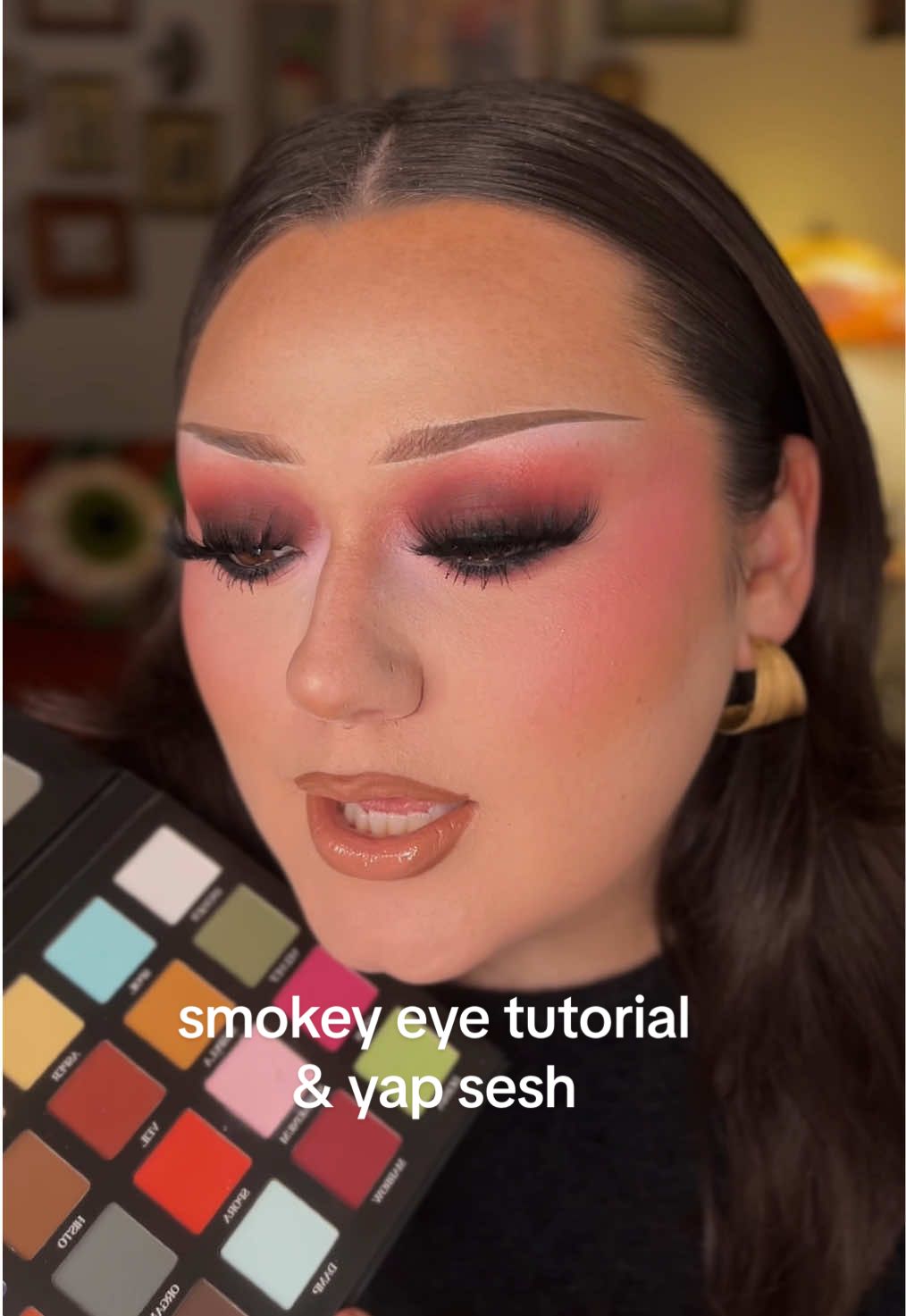 fall is the best time to start full glam diva 🫦 - @Blend Bunny Cosmetics  @mcobeauty us @urban decay @Sephora Collection  - #smokeyeye #eyeshadowtutorial #makeuptransformation #fullglam #2016makeup 