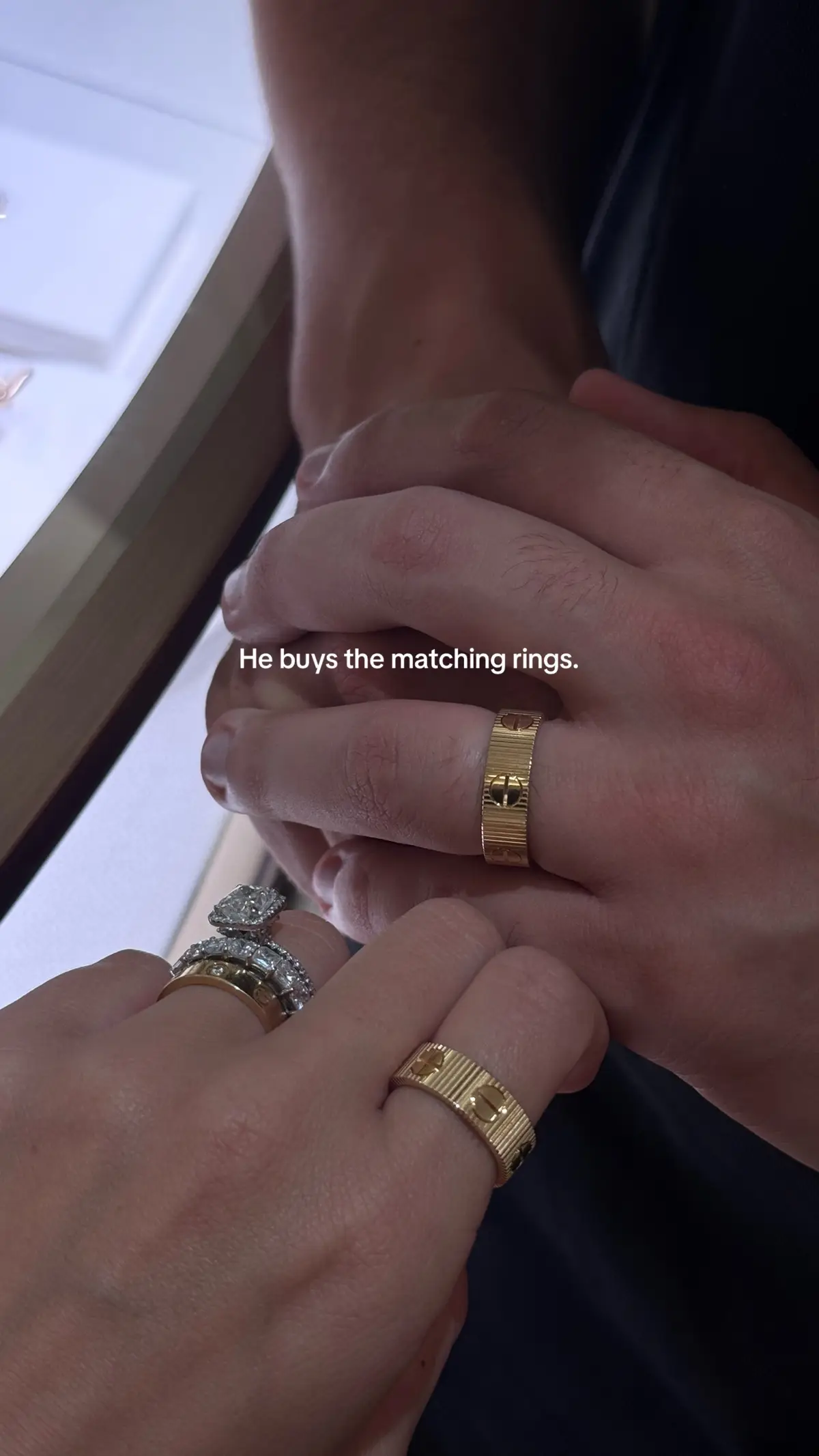 It’s the the thought that counts. #fyp #matching #couple 