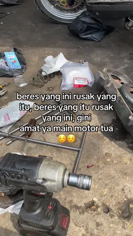 kapan ya bisa sehat terus🥺🥺#masukberanda #fyp #motortua #rusak 