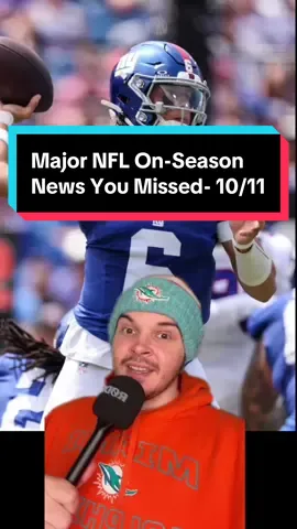 Major NFL On-Season News You Missed- 10/11 #nfl #nfltrending #nflviral #nflfootball #news  