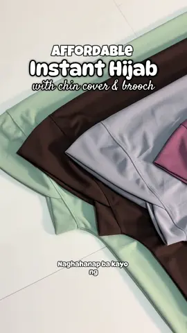 Sulit na sulit ang instant hijab na ito dahil napaka-ganda ng quality at with chin cover at free brooch na ito. 🤩✨🧕#hijab  #affordablehijab  #instanthijab  #hijabwithchincover  #plainhijab  quality hijab fyp  viral trending  make it viral