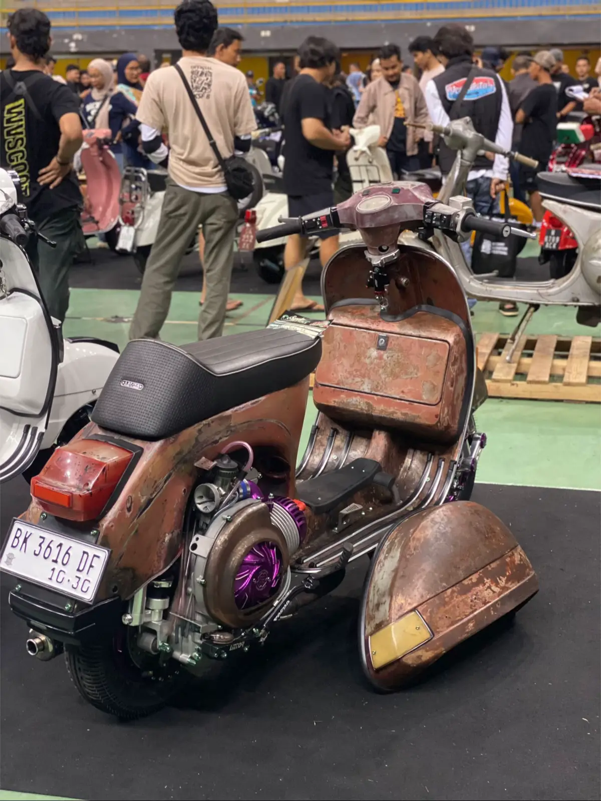 mengandung doa sebagian besar laki laki edan vespa🤣 #ksf #kediriscooterfestival #ksf8 