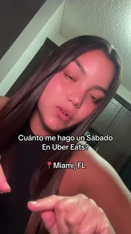 Acompáñame a ver cuánto me hago haciendo Uber Eats un sábado en Miami 🩵 #ubereats #delivery #mamaprimeriza #doordash #entregas 