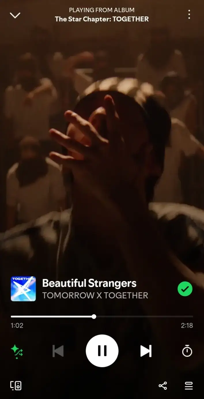Looking for great music to listen to? Gotchu 😘 I've been listening to @TOMORROW X TOGETHER on my #spotify And they always delivered 💯 #tomorrow_x_together #txt #fyp #beautifulstrangers 