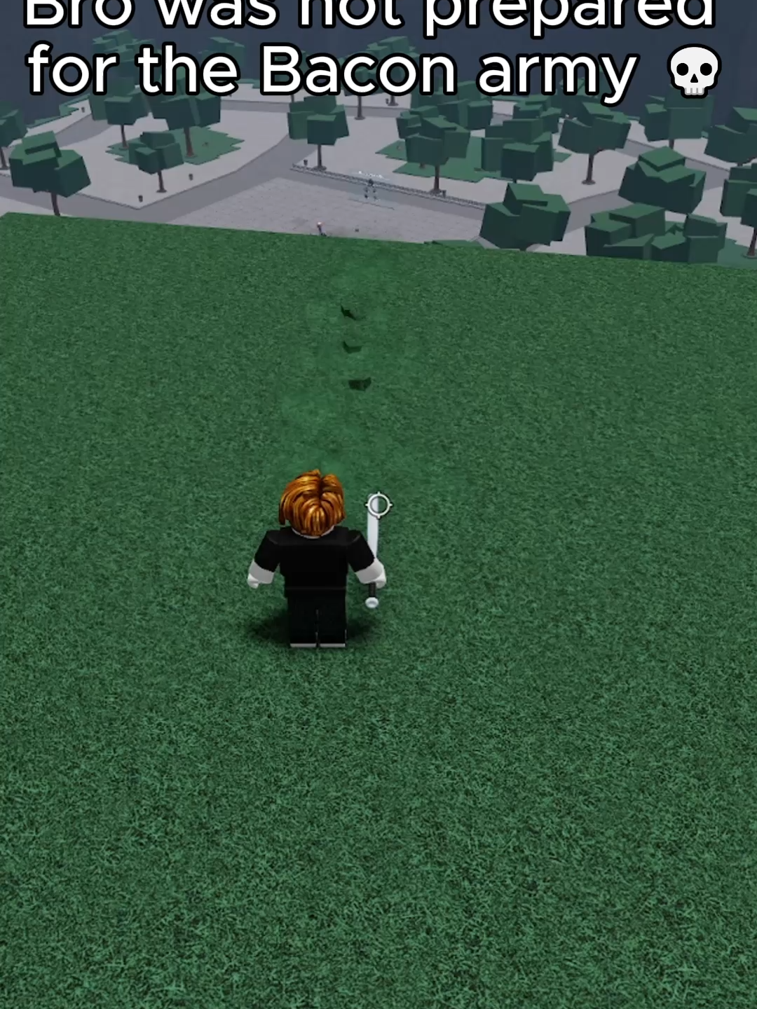 the bacon army strikes again pt2 #roblox #thestrongestbattlegrounds #fyp