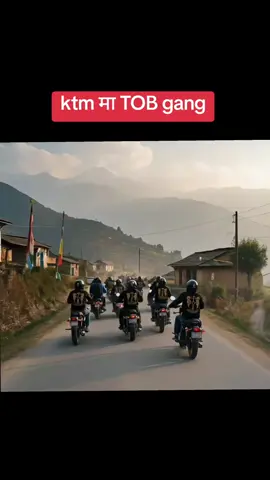 TOB gang in Kathmandu. Tibetan Origin Bikers. #kathmandu #nepal 